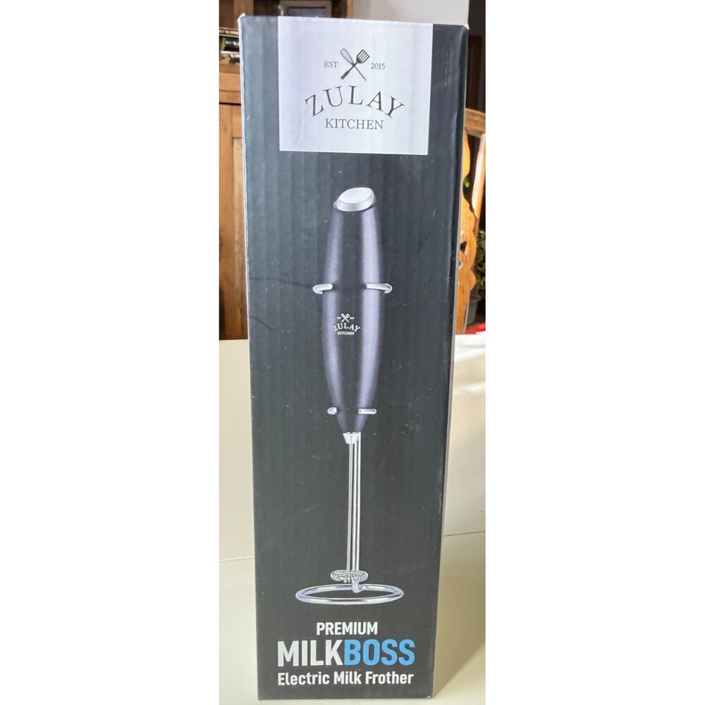 NIB Zulay Kitchen Premium MilkBoss Electric Milk Frother